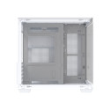 Computer Case - darkFlash B275 M-ATX ITX Tempered Glass White