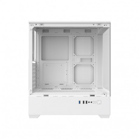 Computer Case - darkFlash C365 270° View, 7 Fans Support, White