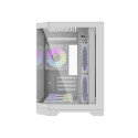 Computer Case - darkFlash Darflash FT418 Mini Tower, M-ATX/ITX, 6 ARGB Fans, White