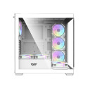 Computer Case - darkFlash DS900 ATX, 7 ARGB Fans, White