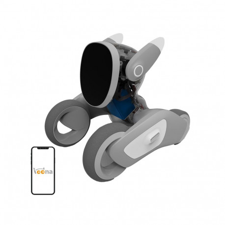 Interactive Robot - Loona Premium Autonomous Voice Gesture Recognition White