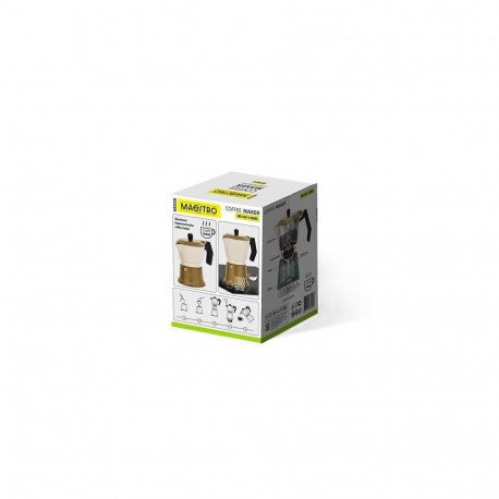 Coffee Maker - Maestro Aluminium Moka Pot MR-1657-3 0.15L Beige