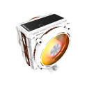 CPU Cooler - darkFlash E400 PLUS Dual-Fan, 235W TDP, ARGB White