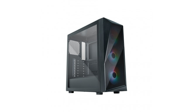 Midi Tower Case - Cooler Master CMP 520 Black with RGB Illumination