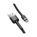 Microusb Cable - Baseus 2.4a 1m Micro USB Grey/black