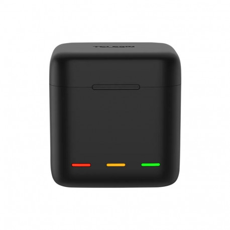 Camera Charger - TELESIN GP-BCG-901 for GoPro HERO 9/10/11/12 USB-C 3 Battery Slots