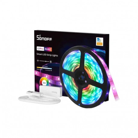 Smart LED Strip - SONOFF L3-Pro 5m RGBIC 150 LEDs Remote Control