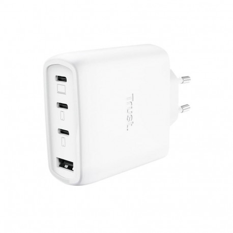 Trust MOBILE CHARGER WALL MAXO 65W/4-PORT GAN WHITE 26068