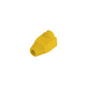 STRAIN RELIEF RJ45 (BOOT CAP) LANBERG YELLOW (100-PACK)