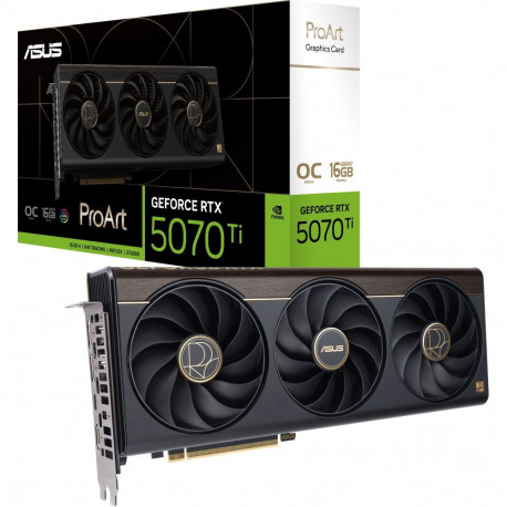 GeForce graafikakaart RTX 5070 Ti ProArt OC väljaanne DLSS 4 2x DisplayPort 1x HDMI 2.1 1x USB-C