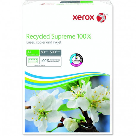 Copy paper A4 80g XEROX Recycled 100% recycled paper 500 sheets