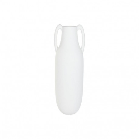 Vaas Home ESPRIT Valge kiud 39 x 39 x 120 cm