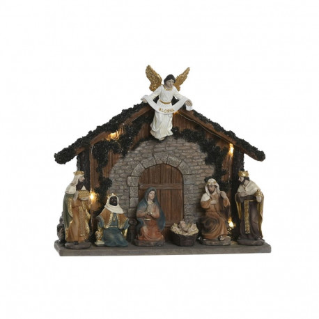 Christmas nativity set Home ESPRIT Multicolour Resin