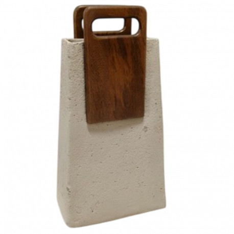 Vaas Home ESPRIT Pruun Beež Mangopuit Pabermass