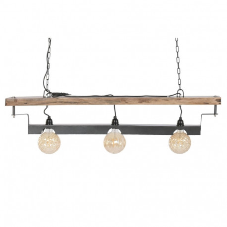 Laevalgusti Home ESPRIT Pruun Must Raud Akaatsia 116 X 16 X 26 CM