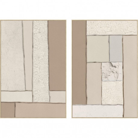 Kangas Home ESPRIT Pruun Beež Kaasaegne Skandinaavia (2 Ühikut)