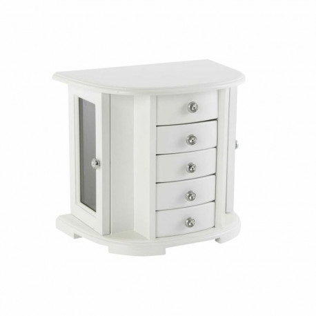 DKD Home Decor ehtelaegas peegliga Romantiline Samet MDF 26x18x23cm