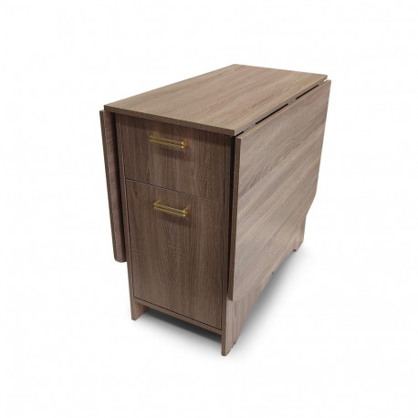 Domoletti söögilaud kokkupandav, hele tamm