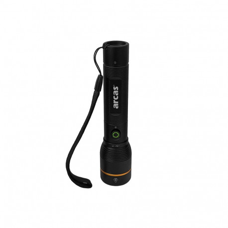 FLASHLIGHT LED RECH. ARCAS 10W+POWERBANK