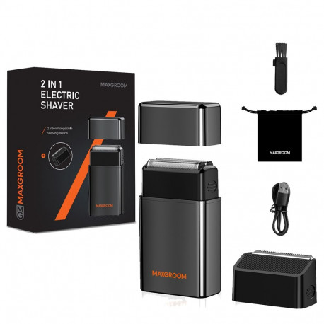 MAXGROOM ZG-F5580 2-in-1 electric shaver - black