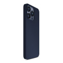 3mk Silicone Case for iPhone 15 Pro Max - Navy Blue