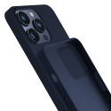 3mk Silicone Case for iPhone 15 Pro Max - Navy Blue