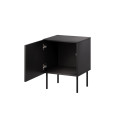 Cama öökapid ISLA 2tk 44,5x40x59, mattmust