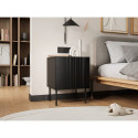 Cama öökapid ISLA 2tk 44,5x40x59, mattmust