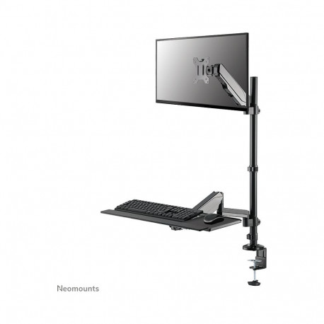 Neomounts tööjaam DS90-325BL1 reguleeritava kõrgusega lauale kinnitatav 17-32" ekraanidele, must