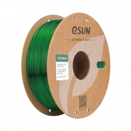 "PETG 1,75mm TRANSLUCENT GREEN 1kg"