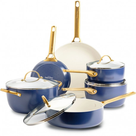 GreenPan Padova Reserve sinine 6 pcs pottide ja pannide komplekt