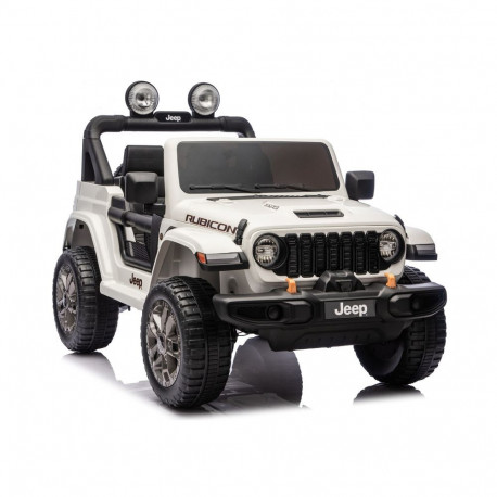 Jeep elektriauto Rubicon 4x4 DK-JWR556 4x200W 24V, valge
