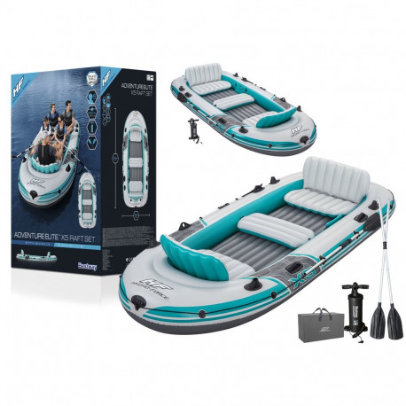 Bestway täispuhutav kummipaat 65159 5-kohaline 364x166cm, sinine