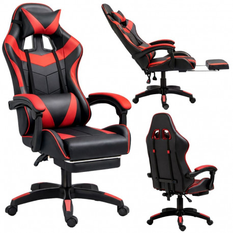 LEAN mänguritool pööratav jalatoe ja patjadega, must-punane