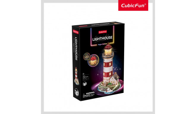CUBICFUN 3D puzzle Lighthouse with LED