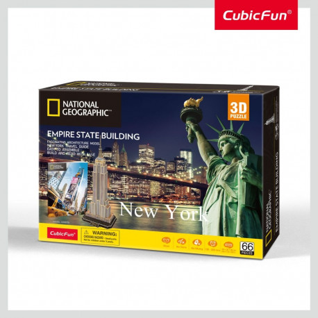 CUBICFUN NATIONAL GEOGRAPHIC 3D puzzle Empire State Building
