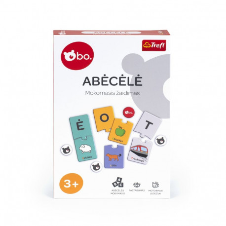 bo. Educational board game "Alphabet" (In Lithuanian lang.)
