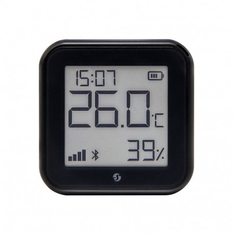 Smart Home Sensor - Shelly H&T Gen3 WiFi Temperature & Humidity Sensor Black