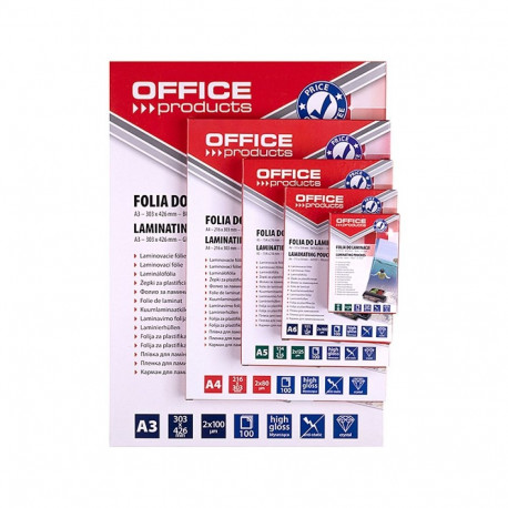Laminating Film - PBS Connect A4 2x80 Microns Glossy 100 Sheets Transparent