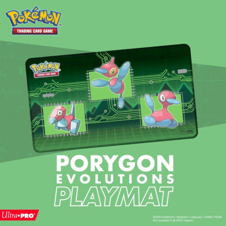 Gaming Mat - Pokémon Porygon Evolutions Playmat (Ultra PRO, soft textile, non-slip)