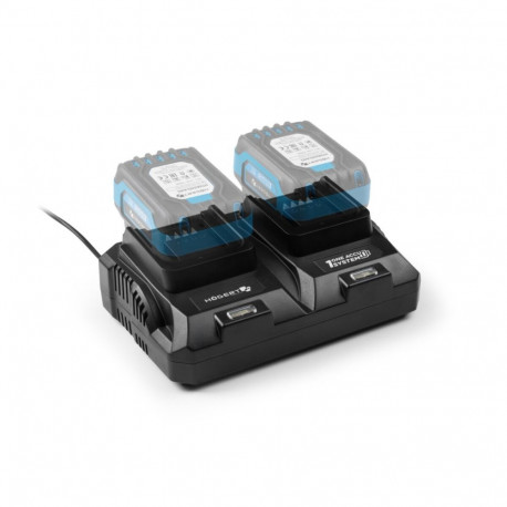 Laadija DUO 2x 4 Ah 18V