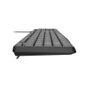 KEYBOARD NATEC NAUTILUS US LAYOUT SLIM BLACK-GREY