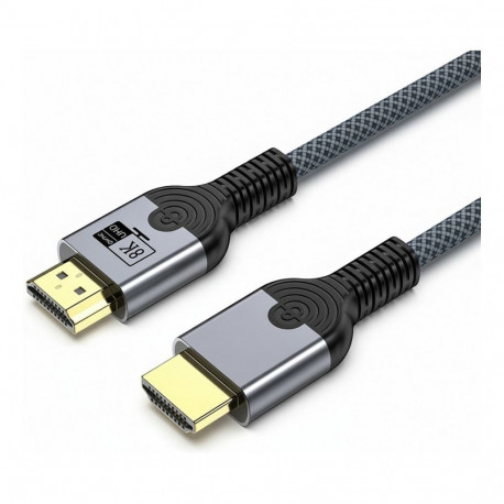 "3 m HDMI-Kabel - 8k bei 60 Hz - HDMI-Version 2.1 - 48 Gbps - doppelt abgeschirmt - vergoldete Steck