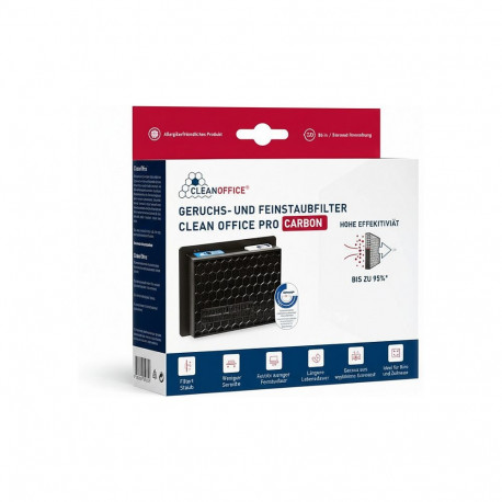"1x2 Clean Office Pro Carbon Feinstaubfilter 150 x 120 mm"
