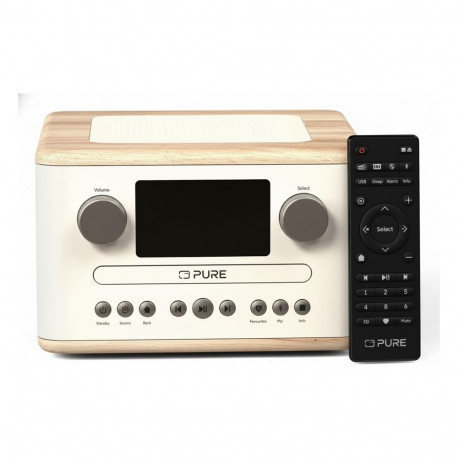 Pure digiraadio Classic C-D4 EU/UK, valge/tamm
