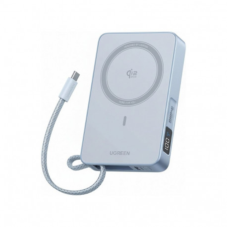 UGREEN PB773 MagFlow 10.000mAh 25W magnetiline juhtmevaba akupank Qi2 integreeritud 30W USB-C kiirla