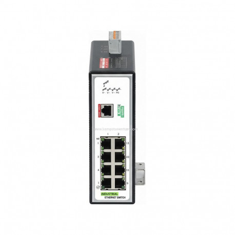 "WAGO 852-602 Industrial-Managed-Switch 8 Ports 100Base-TX PROFINET schwarz"