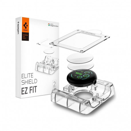 Kaitsekile EliteShield EZ Fit, Google Pixel Watch 4 (45mm) / Watch 3 (45mm), komplektis 2tk, Spigen