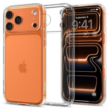 Kaitseümbris Ultra Hybrid, Apple iPhone 17 Pro, läbipaistev, Spigen
