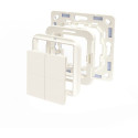 Shelly Adapter Busch-Jaeger, for Blu Wall Switch 4 wall buttons (ivory)